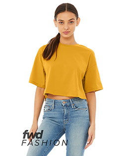 Bella + Canvas 6482  FWD Fashion Ladies' Jersey Cropped T-Shirt at GotApparel