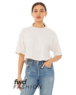 Bella + Canvas 6482  FWD Fashion Ladies' Jersey Cropped T-Shirt at GotApparel