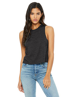 Bella + Canvas 6682 Women Racerback Cropped Tank at GotApparel
