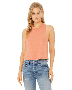 Bella + Canvas 6682 Women Racerback Cropped Tank at GotApparel