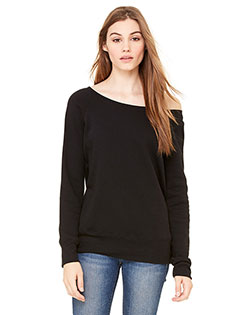 Bella + Canvas 7501 Women Sponge Fleece Wide Neck Sweatshirt at GotApparel