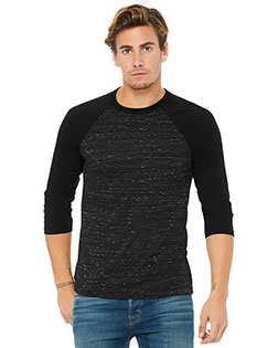 Bella + Canvas BC3200 Men 3.6 oz 3/4-Sleeve Baseball Tee at GotApparel