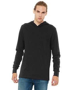 Bella + Canvas BC3512  BELLA+CANVAS<sup> ®</sup> Unisex Jersey Long Sleeve Hoodie. BC3512 at GotApparel
