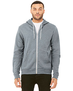 Bella + Canvas BC3739 Unisex 7 oz Sponge Fleece Full-Zip Hoodie at GotApparel