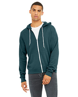 Bella + Canvas BC3739 Unisex 7 oz Sponge Fleece Full-Zip Hoodie at GotApparel