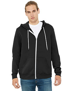 Bella + Canvas BC3739 Unisex 7 oz Sponge Fleece Full-Zip Hoodie at GotApparel