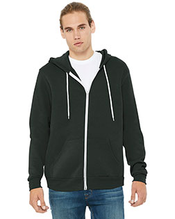 Bella + Canvas BC3739 Unisex 7 oz Sponge Fleece Full-Zip Hoodie at GotApparel