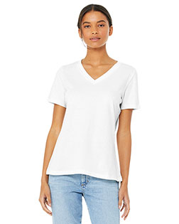 Bella + Canvas BC6405  BELLA+CANVAS<sup> &#174;</sup> Women's Relaxed Jersey Short Sleeve V-Neck Tee. BC6405 at GotApparel