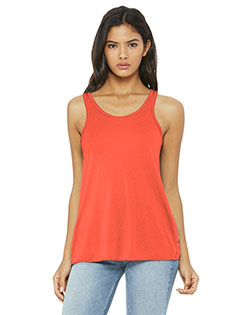 Bella + Canvas BC8800 Women 3.7 oz Flowy Racerback Tank at GotApparel
