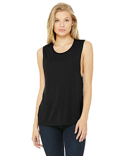 Bella + Canvas BC8803 Women's Flowy Scoop Muscle Tank at GotApparel