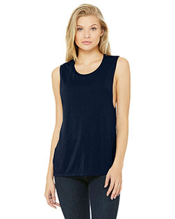 Bella + Canvas BC8803 Women's Flowy Scoop Muscle Tank at GotApparel