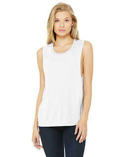 Bella + Canvas BC8803 Women's Flowy Scoop Muscle Tank at GotApparel