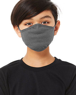 Bella + Canvas TT044Y Boys Youth 2-Ply Reusable Face Mask at GotApparel