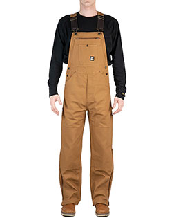 Berne B1067 Men's Slab Unlined Duck Bib Overall at GotApparel