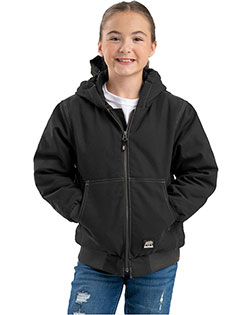 Berne BHJ61  Youth Highland Softstone Duck Hooded Jacket at GotApparel