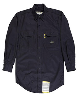 Berne FRSH10T  Men's Tall Flame-Resistant Button Down Work Shirt at GotApparel