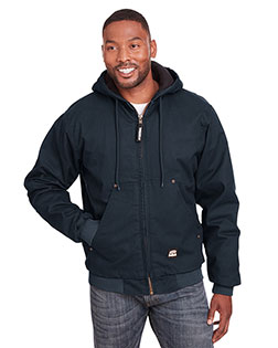 Berne HJ375 Men Highland Washed Cotton Duck Hooded Jacket at GotApparel
