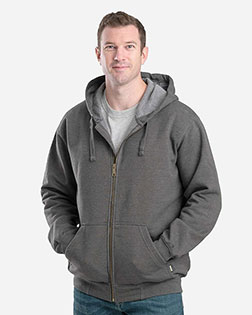 Berne SZ413 Men's Heritage Full-Zip Hooded Sweatshirt at GotApparel