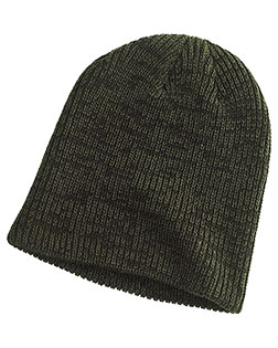 Big Accessories / Bagedge BA524 Men Ribbed Marled Beanie at GotApparel