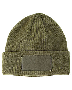 Big Accessories / Bagedge BA527 Men Patch Beanie at GotApparel