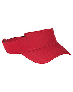 Big Accessories / Bagedge BX006 Unisex Cotton Twill Visor at GotApparel
