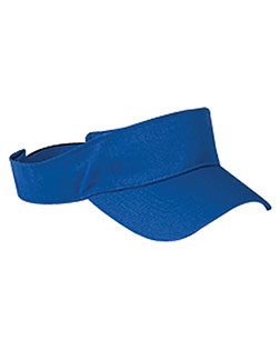 Big Accessories / Bagedge BX006 Unisex Cotton Twill Visor at GotApparel