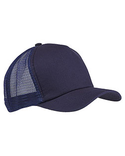 Big Accessories / Bagedge BX010 Unisex 5-Panel Twill Trucker Cap at GotApparel