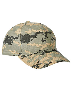 Big Accessories / Bagedge BX024 Unisex Structured Camo Hat at GotApparel