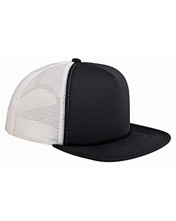 Big Accessories / Bagedge BX030 Men 5-Panel Foam Front Trucker Cap at GotApparel