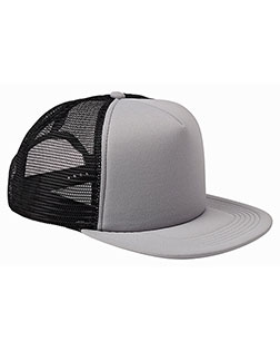 Big Accessories / Bagedge BX030 Men 5-Panel Foam Front Trucker Cap at GotApparel