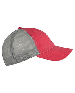 Big Accessories BA601 Unisex Washed Trucker Cap at GotApparel