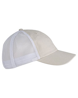 Big Accessories BA601 Unisex Washed Trucker Cap at GotApparel