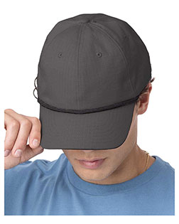 Big Accessories BA640 Lariat 6-Panel Cap at GotApparel