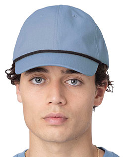 Big Accessories BA640 Lariat 6-Panel Cap at GotApparel