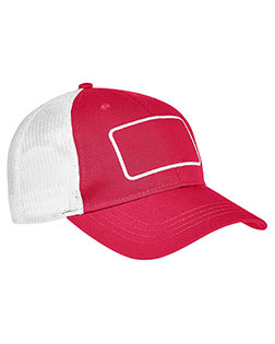 Big Accessories BA656T Patch Trucker Cap at GotApparel