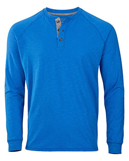 BOXERCRAFT BM3101 Men Henley Long Sleeve T-Shirt at GotApparel