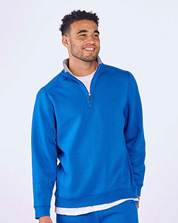 BOXERCRAFT BM5202 Men Fleece Quarter-Zip Pullover at GotApparel