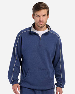 Boxercraft BM5204 Men's French Terry Quarter-Zip Pullover at GotApparel