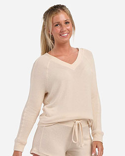Boxercraft BW1201 Women's Cuddle V-Neck Pullover at GotApparel