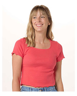 BOXERCRAFT BW2403 Women 's Baby Rib T-Shirt at GotApparel