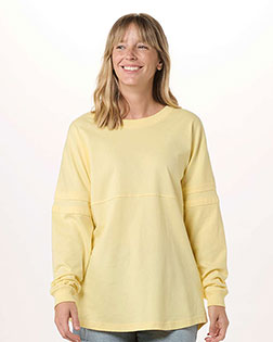 BOXERCRAFT BW3514 Women 's Pom Pom Long Sleeve Jersey T-Shirt at GotApparel