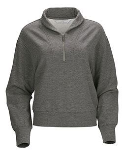 Boxercraft BW5205 Women's Dream Crop Fleece Quarter-Zip at GotApparel