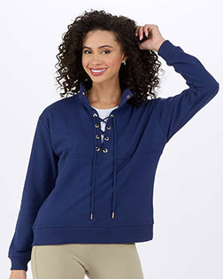 Boxercraft BW5401 Women's Lace Up Pullover at GotApparel