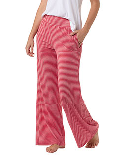 Boxercraft BW6615  Ladies' Evelyn Stripe Wide Leg Pant at GotApparel