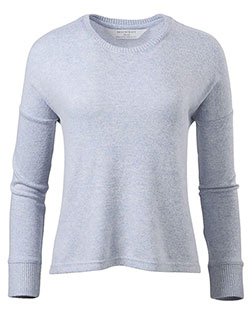 BOXERCRAFT L06 Women 's Cuddle Fleece Boxy Crewneck Pullover at GotApparel