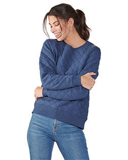 Boxercraft R08 Ladies' Quilted Jersey Sweatshirt at GotApparel