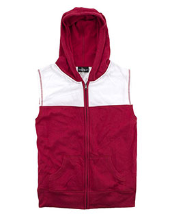 Boxercraft YV30 Youth Sleeveless Hooded Sweatshirt at GotApparel
