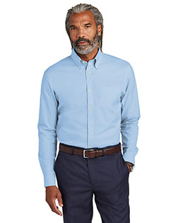 Brooks Brothers Wrinkle-Free Stretch Pinpoint Shirt BB18000 at GotApparel
