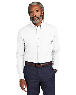 Brooks Brothers Wrinkle-Free Stretch Pinpoint Shirt BB18000 at GotApparel