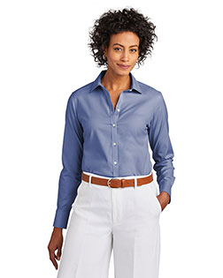 Brooks Brothers Women's Wrinkle-Free Stretch Pinpoint Shirt BB18001 at GotApparel